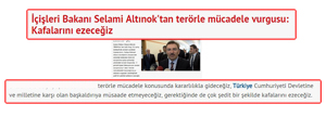 Selami Altınok: “Başkaldırıya Müsaade Etmeyeceğiz, Çok Şedit Bir Şekilde Kafalarını Ezeceğiz”